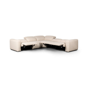 Radley Power Recliner 5-Piece Sectional - Antigo Natural