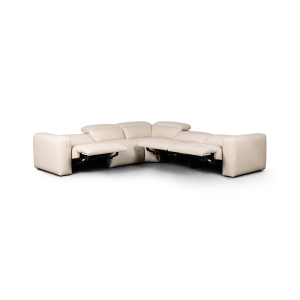 Radley Power Recliner 5-Piece Sectional - Antigo Natural