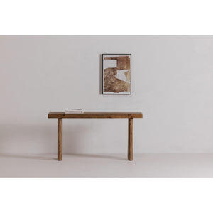 Moe's Monterey Console Table in Rustic Blonde Finish