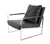 Geovani chair brown Genuine leather