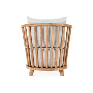 Hearst Outdoor Accent Chair - Teak & Olefin