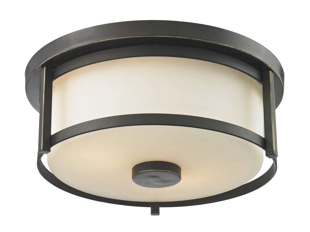 Savannah 2 Light Flush Mount in Olde Bronze Finish