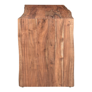 Moe's Tyrell Desk in Natural Acacia Wood