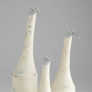 Egret Sculpture | White - Small