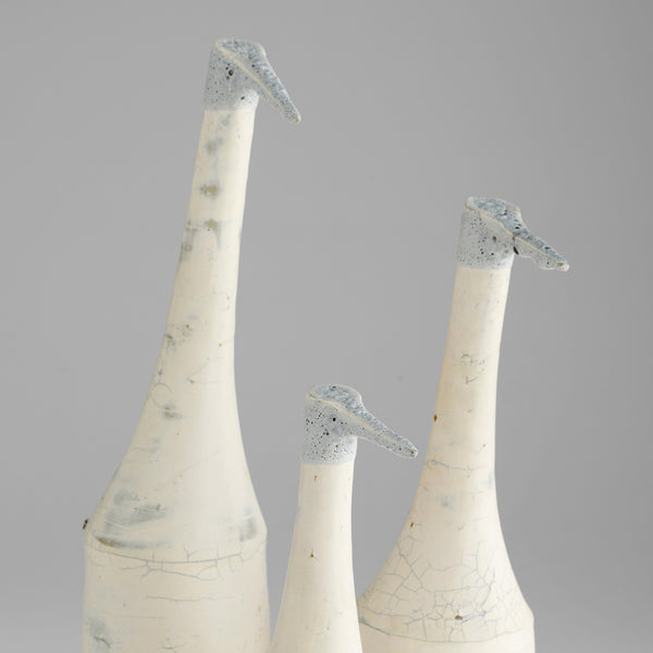 Egret Sculpture | White - Small
