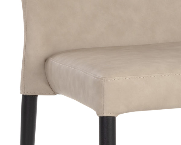 JAMES STACKABLE DINING CHAIR - BOUNCE STONE