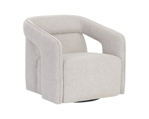 Kendrick Swivel Lounge Chair - Belfast Heather Grey