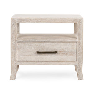 Westmont Solid Wood 1-Drawer Nightstand in Creamwood