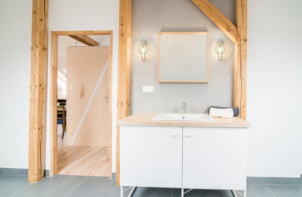 Contour 1 Light Wall Sconce in White Finish