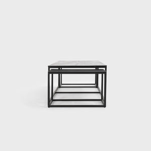 Buckley Cast Aluminum Rectangle Coffee Table Set