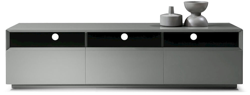 Brayden Tv Console- Grey High Gloss