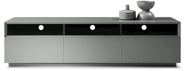 Brayden Tv Console- Grey High Gloss