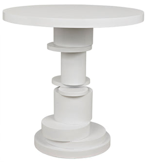 Hugo Side Table, Solid White