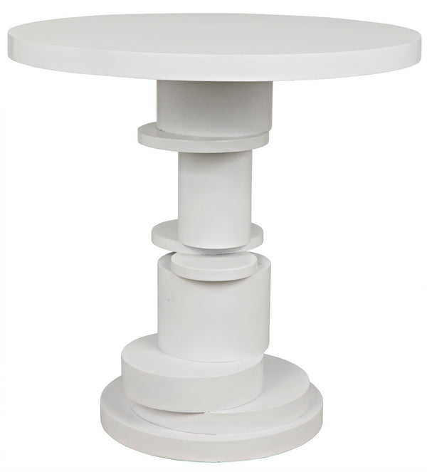 Hugo Side Table, Solid White