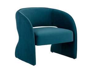 ROSALIA LOUNGE CHAIR - TIMELESS TEAL