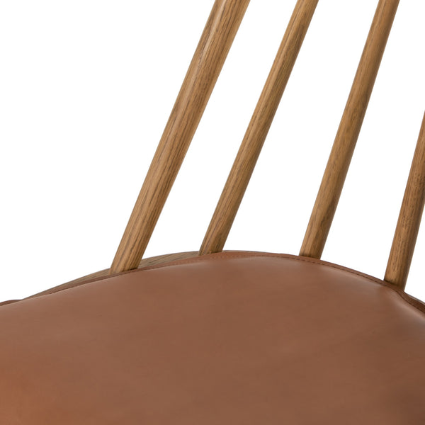 Lewis Windsor Chair W Cushion In Sandy Oak