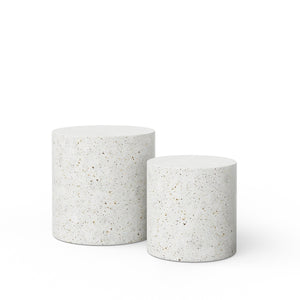 Ivory Terrazzo Pedestals