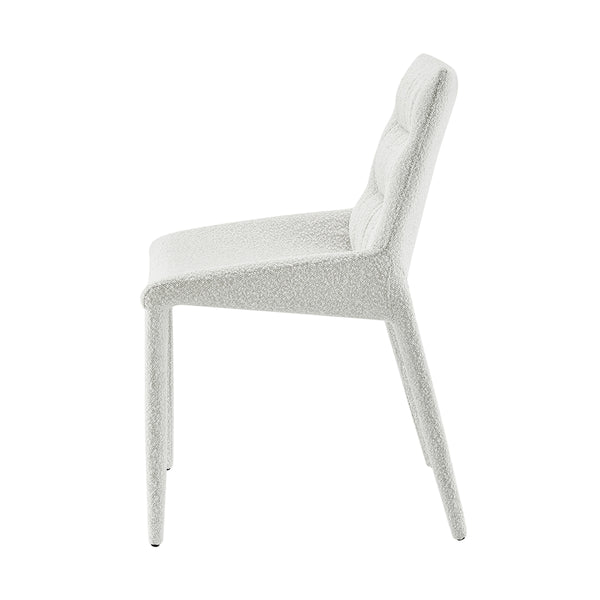 Kelsey Fabric Dining Side Chair, Boucle Beige
