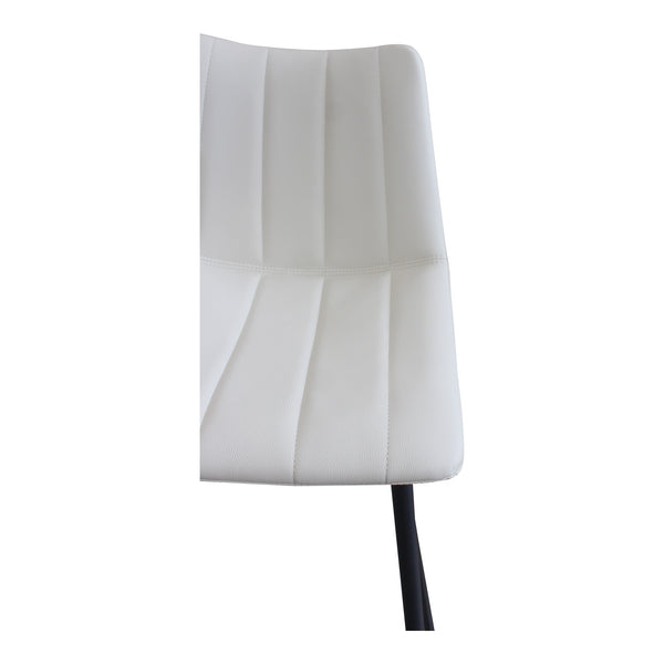 Moe's Alibi Counter Stool Set, Ivory Vegan Leather