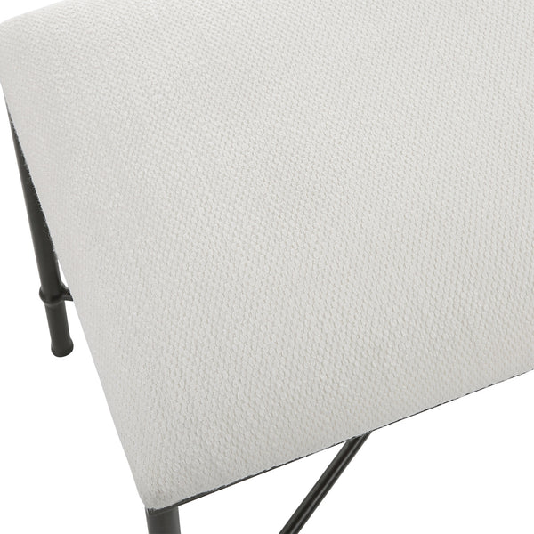 Avenham Small Black Framed Bench