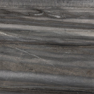 Cedric Table Lamp In Slate Grey Marble-Ivory Linen-Jet Black