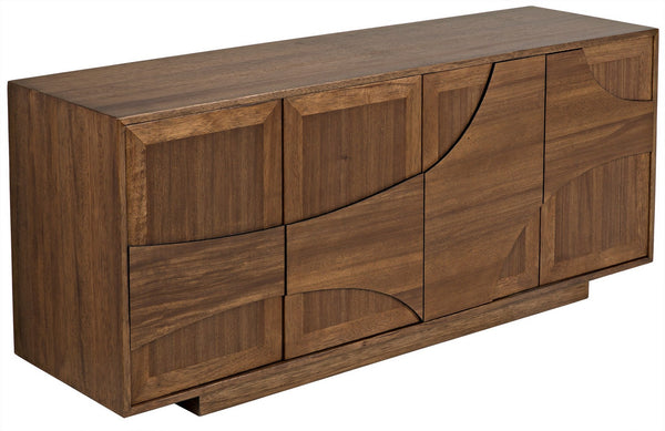Collage Dark Walnut Sideboard in Walnut and Veneer