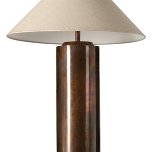 Seaton Floor Lamp In Iridescent Acid Wash