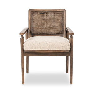 Xavier Dining Armchair In Hasselt Taupe