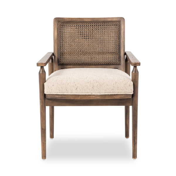 Xavier Dining Armchair In Hasselt Taupe