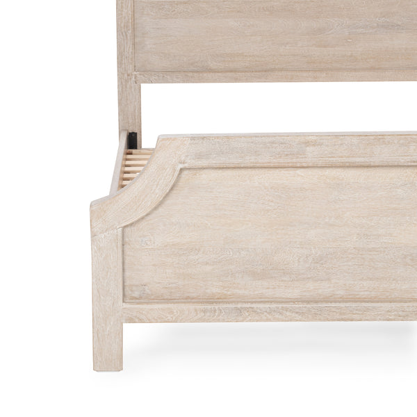 Westmont Queen Bed in Creamwood Mango Wood