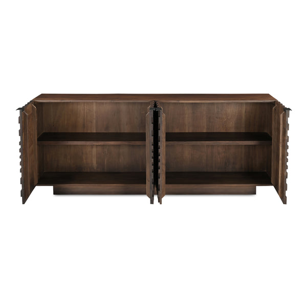 Moe's Easton Sideboard Brown with Textured Design