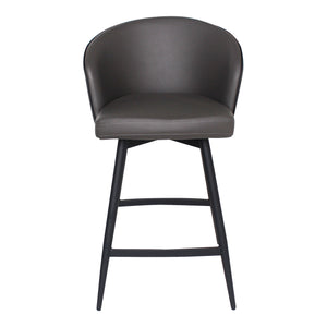 Moe's Webber Swivel Counter Stool Charcoal