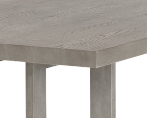 DISERA DINING TABLE - ASH GREY - 96"