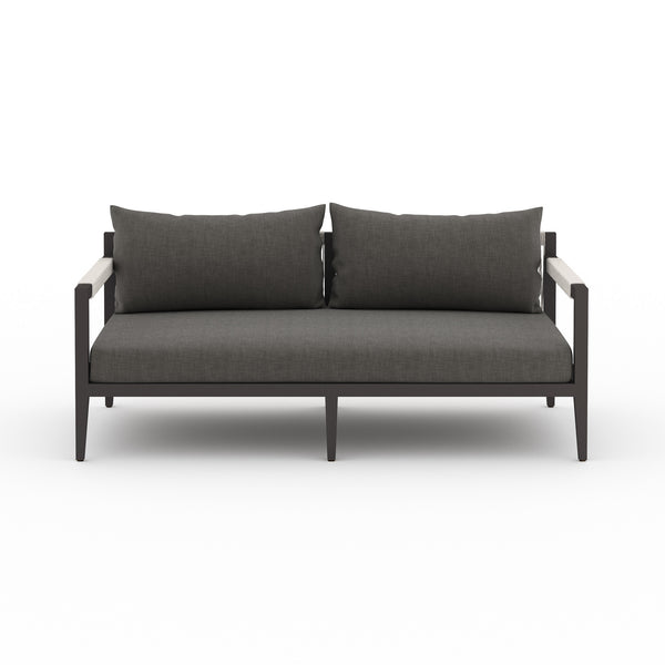 Sherwood Outdoor Sofa 63" in Bronze/Charcoal