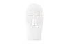 Emerging Face Sculpture, Gel Coat White