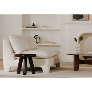 Moe's Joy Accent Table in Deep Red Lacquer