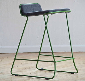 bleeker bar stool in wool