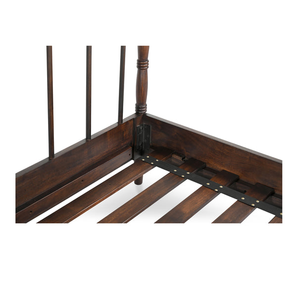 Moe's Vivian King Bed in Dark Brown