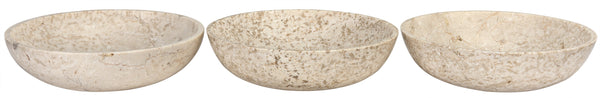 White Marble Trio Bowls Set