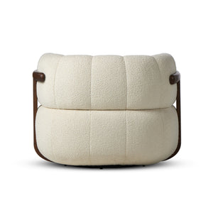 Doss Swivel Chair In Terra Brown Oak