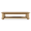 Moe's Morey Natural Oak Coffee Table with Tray Shelf