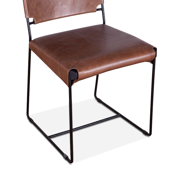 New York Dining Chair Tobacco leather