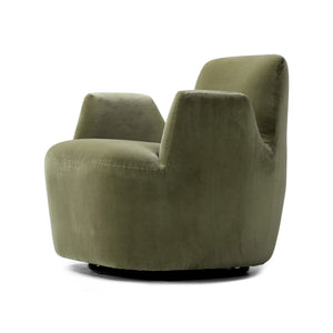 Reed Swivel Chair In Sapphire Sage
