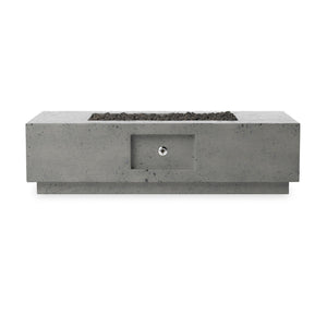 Kenton Outdoor Fire Table In Pewter Concrete