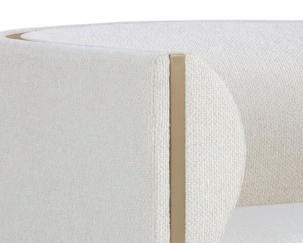 LARRON ARMCHAIR - RHEA LIGHT BARLEY