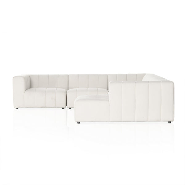 Langham Channeled 6-Piece Sectional - Fayette Cloud