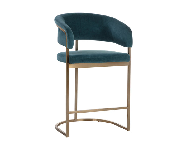 MARRIS COUNTER STOOL - GOLD - DANNY TEAL