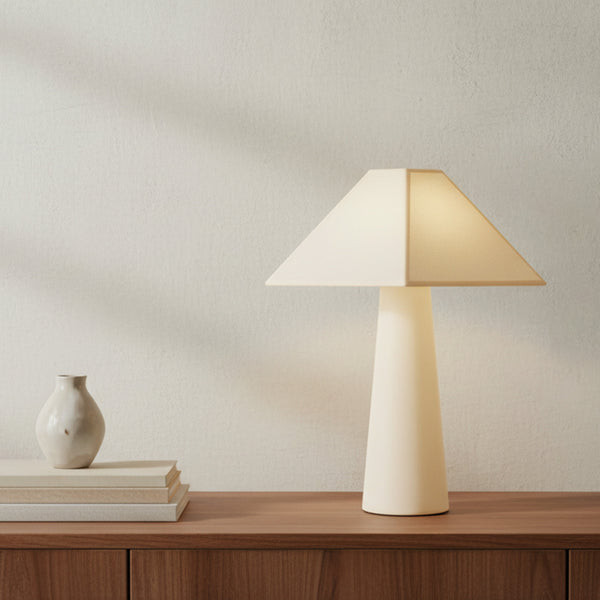 Gigi Table Lamp in Cream by Moe's