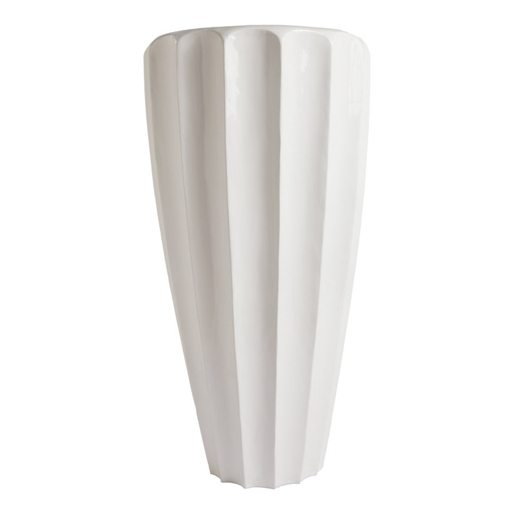 Pia Scalloped Planter 36''H