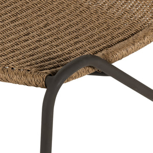 Tegan Outdoor Chair In Faux Dark Hyacinth